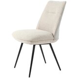 CARRYHOME stol, kovina, tekstil krem barve | Shoptok.si