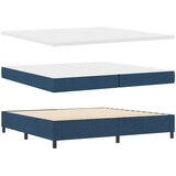  s opruga kutije s jastukom Plava 200 x 200 cm tkanina | shoptok.hr