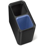 simplehuman Mat črn jeklen koš za smeti za ločevanje odpadkov 20 l – | Shoptok.si