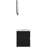  Set kupaonskog namještaja od iverice crni | shoptok.hr