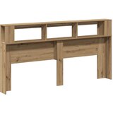  LED uzglavlje boja hrasta artisan 200x18,5x103,5 cm drveni | Eponuda.com