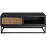 Maison Chic Klubska mizica - kavna mizica - Nizka mizica 90x60x35 cm trden mangov les, (21755464) Cene