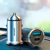 Joyroom mini dual port USB Type C / USB 20 W 5 A punjač za automobil Power Delivery Quick Charge 3.0 AFC SCP | shoptok.hr