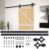  Klizna vrata s priborom za montažu 80 x 210 cm masivna borovina | shoptok.hr