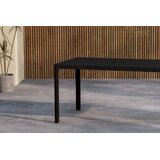 Venture Home Giardini pravokutni vrtni blagovaonski stol 150 × 85 cm, crni | shoptok.hr
