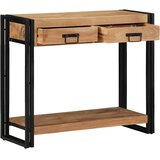  Konzolna stolica Smeđa 90 x 33 x 75 cm Čvrsto drvo akacije | shoptok.hr