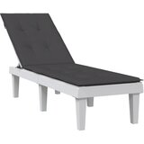 vidaXL Jastuk za ležaljku prošarani antracit (75+105)x50x3 cm tkanina Cijene