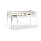 Vipack Bijeli podignuti dječji krevet od masivnog bora s prostorom za odlaganje 90x200 cm SCOTT – | shoptok.hr