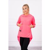 Kesi Long-back hoodie pink neon | Shoptok.si