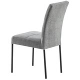 Lesnina-XXXL stol, kovina, tekstil siva | Shoptok.si