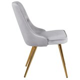 Venture Home Velvet blagovaonska stolica, siva, set od 2 | shoptok.hr