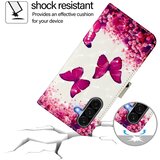SUNSKY Eleganten etui ovitek za Samsung A36 / A37 / A56, Metulj Slike