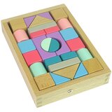  Drveni blokovi pastelne boje, dvorac - 28 elemenata | Shoptok.si