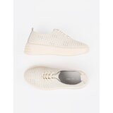 Sergio Leone Leather openwork shoes by light beige | ePonuda.com