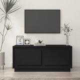 vidaXL Klubska mizica črna 102x50x44 cm inženirski les Cene