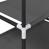  Stalak za cipele 5 nivoa crni 44x28x94 cm netkana tkanina | shoptok.hr