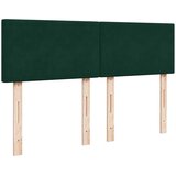  s oprugama i madracem tamnozeleni 160x200 cm baršunasti | shoptok.hr