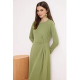 Trendyol Modest Ženska haljina Tctss26Eb00131, Zelena Cene