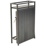 Gardenson SET ZA BALKON PATMOS les, kovina barve grafita, siva, barve akacije | Shoptok.si