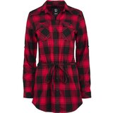 Brandit Ladies Longshirt Lucy red/black Cene