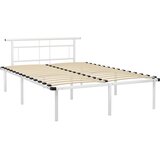  Okvir za krevet bijeli metalni 140 x 200 cm | shoptok.hr