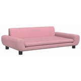  Krevet za pse ružičasti 100 x 54 x 33 cm baršunasti | shoptok.hr