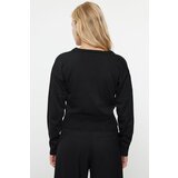Trendyol Black Accessory Detailed Knitwear Cardigan | Shoptok.si