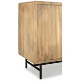Marckeric Niska komoda od masivnog manga u prirodnoj boji 190x85 cm Mundra – | shoptok.hr