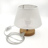  Brilagi - LED stona lampa ANTHONY 1xE14/40W/230V hrast/bela | Eponuda.com