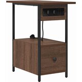  Noćni ormar Smeđi hrast 60 x 30 x 61 cm Konstruirano drvo | shoptok.hr