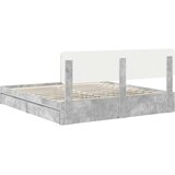  Krevet s od storage s ladicama Betonski sivi 180 x 200 cm | shoptok.hr