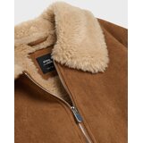 Sinsay Aviator jakna od imitacije antilopa s umjetnim krznom | shoptok.hr
