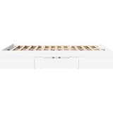  Okvir za krevet bijeli 150x200 cm konstruirano drvo | shoptok.hr