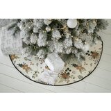 Butter Kings Bijela periva pamučna okrugla prostirka za ispod božićnog drvca ø 133 cm Festive Flowers – | shoptok.hr
