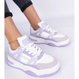 Gemre Luciana Purple Sneakers with Thick Laces | Shoptok.si