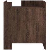  Noćni ormarić smeđa boja hrasta 45x50x50 cm konstruirano drvo | shoptok.hr