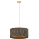 Eglo 390206 - visilica na sajli corojal 1xE27/40W/230V zlatna/braon | Eponuda.com