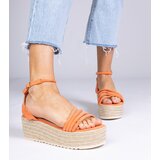 D/CEO marka niezdefiniowana Orange platform espadrille sandals Panola | Shoptok.si