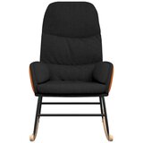  Stolica za ljuljanje od tkanine crna | shoptok.hr