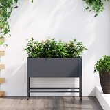  Povišeni Vrtni Planter Antracit 60 x 26 x 45 cm Čelik | shoptok.hr