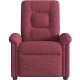  Naslonjač od tkanine crvena boja vina | shoptok.hr