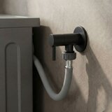 REA Bath Kotnični ventil 1/2" x 3/4" Black | Shoptok.si