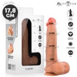 Mr. Intense DILDO Bruce Flesh 17,8 cm - realističen penis, s sesalnim dnom, gibljiv, tekoči silikon Cene