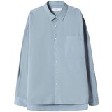 Bershka Srajca svetlo modra | Shoptok.si