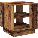 Maison Chic Kava miza - kavna mizica - Nizka mizica Old Wood 40x40x43 cm Inženirski les, (21753725) Cene