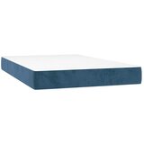 Furnova Vzmetnica z žepkasto vzmetjo temno modra 120x210x20 cm žamet, (21912180) | Shoptok.si