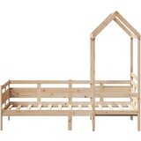  Dnevni krevet s krovom bez madraca 80 x 200 cm masivno drvo | shoptok.hr