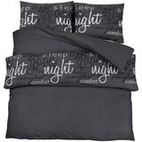 Furnova Posteljnina črna 200x200 cm bombaž, (21912310) | Shoptok.si