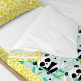  Prešita posteljnina z zadrgo HappyFriday Moshi Moshi Panda Garden Blue Modra 42 x 20 x 50 cm | Shoptok.si