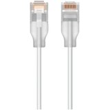Ubiquiti UACC-Cable-Patch-EL-0.3M-W Nano-thin patch cable with 2.5 GbE support designed to show Etherlighting effects ( UACC-CABLE-PATCH-EL u